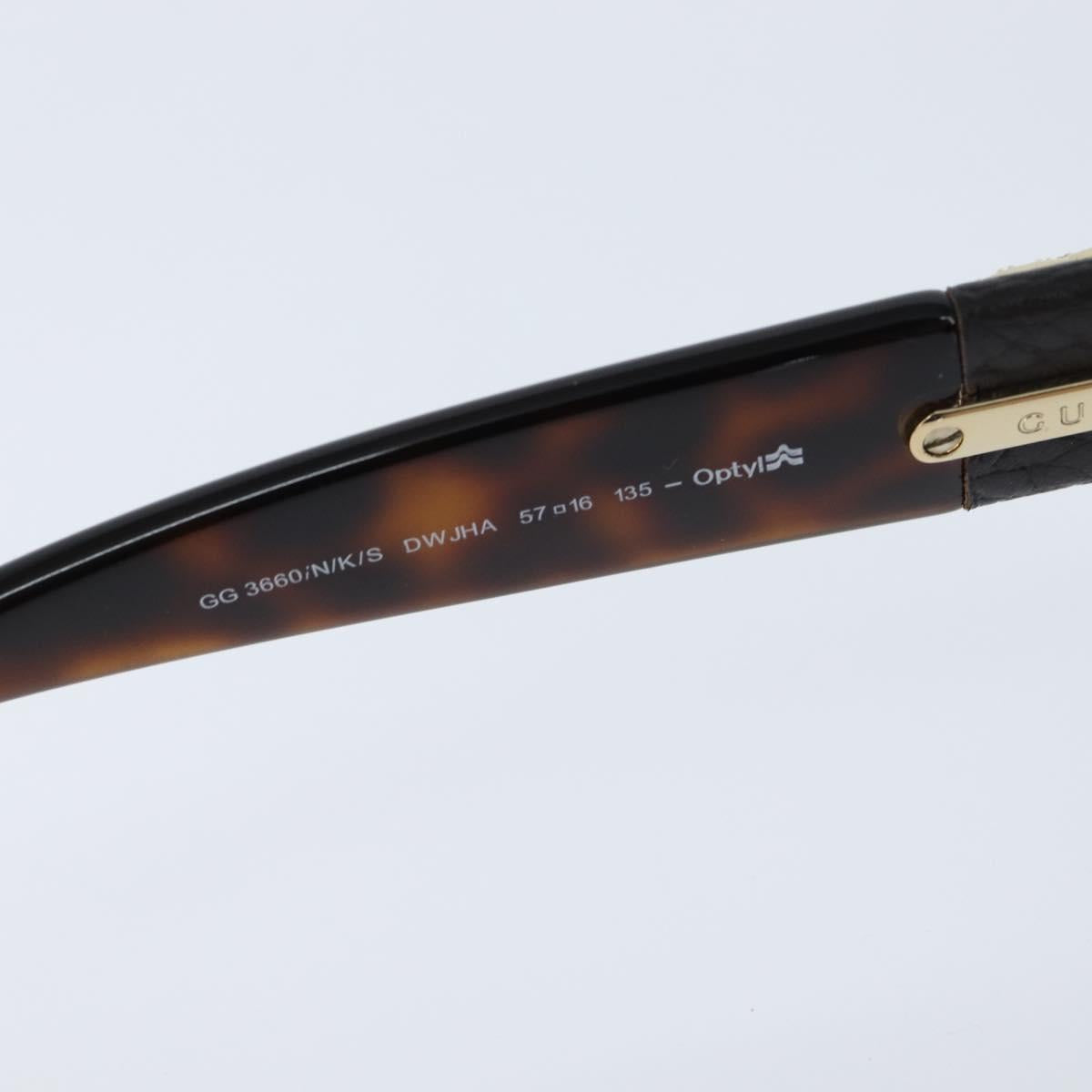 GUCCI Interlocking Sunglasses Brown Auth bs30355