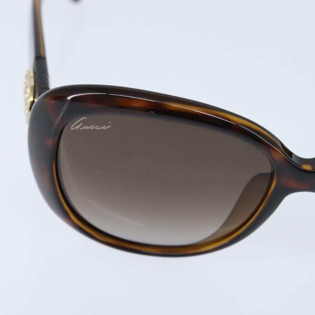 GUCCI Interlocking Sunglasses Brown Auth bs30355
