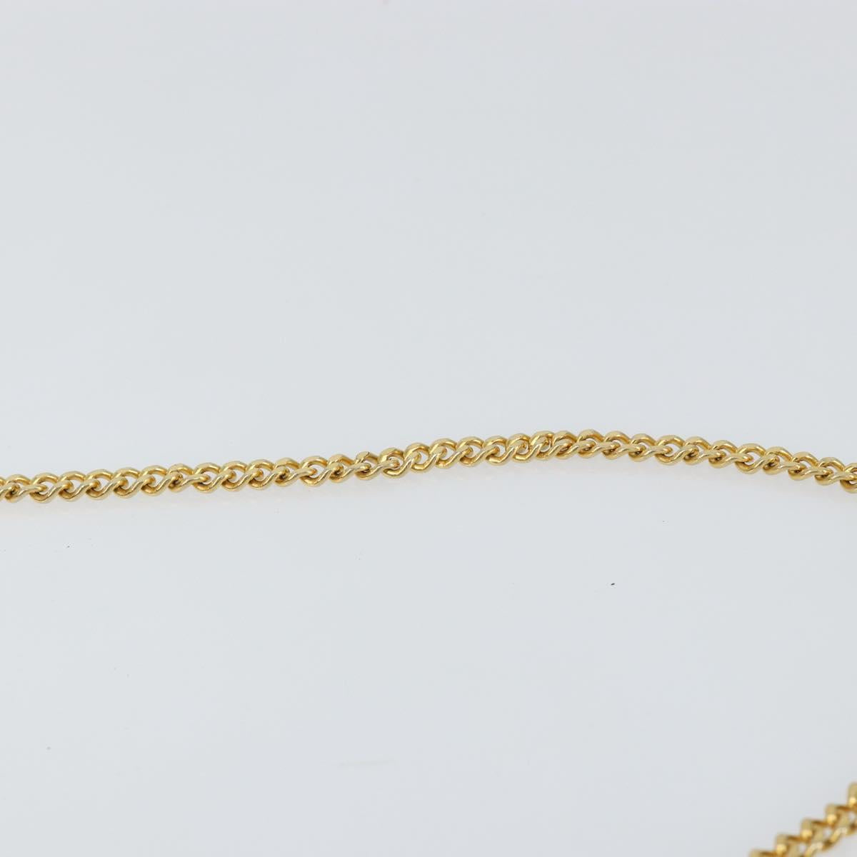 Christian Dior Chain Shoulder Bag Suede Bordeaux Gold Auth bs30368