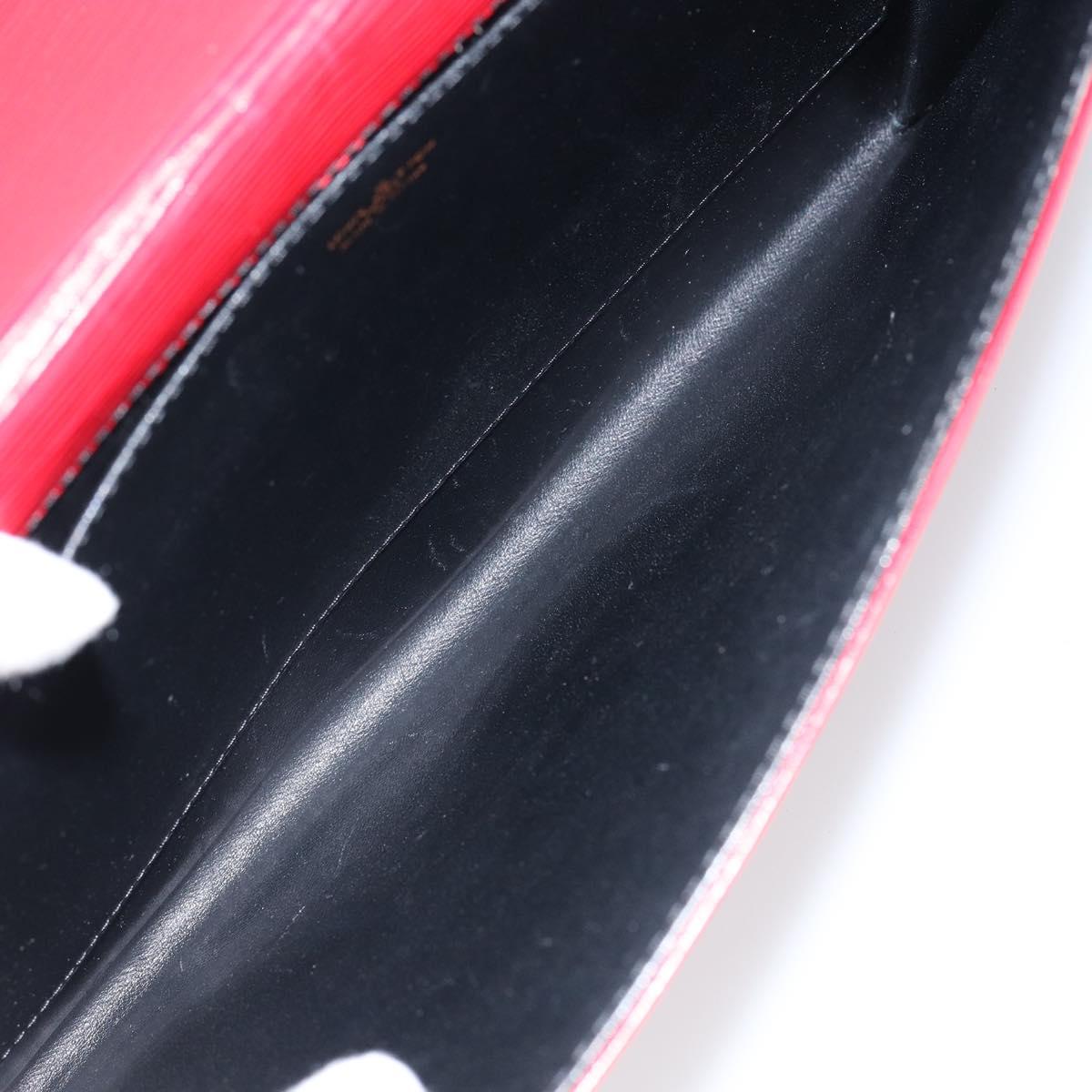 LOUIS VUITTON Epi Jena Clutch Bag Red M52727 LV Auth bs30381