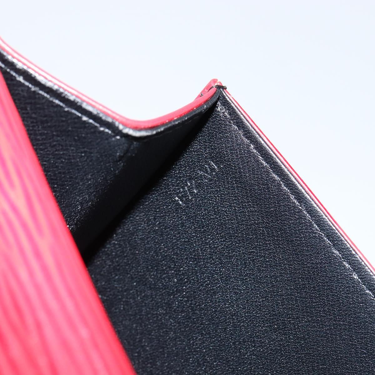 LOUIS VUITTON Epi Jena Clutch Bag Red M52727 LV Auth bs30381