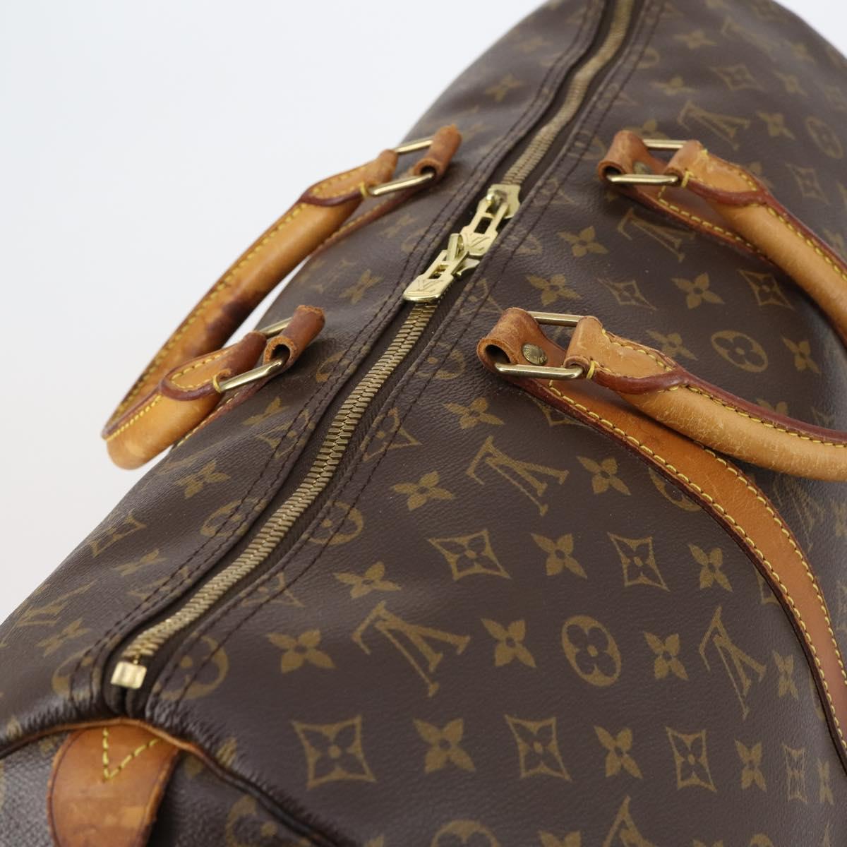 LOUIS VUITTON Monogram Keepall 50 Boston Bag M41426 LV Auth bs30384