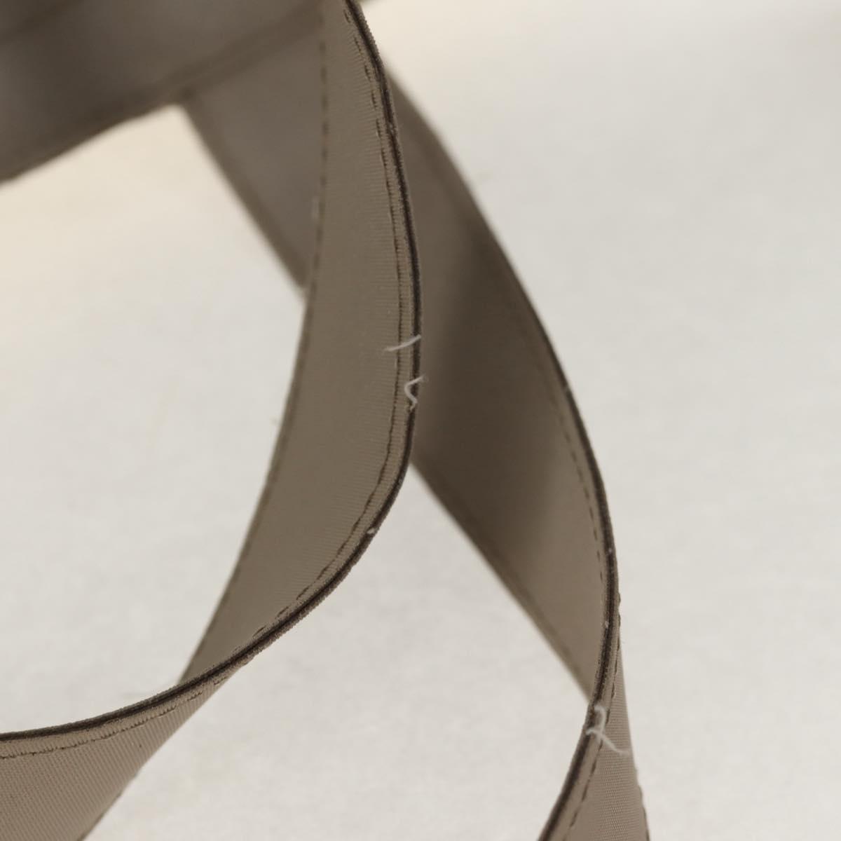 CHANEL Sports Line Tote Bag Nylon 2way Gray Silver CC Auth bs30392