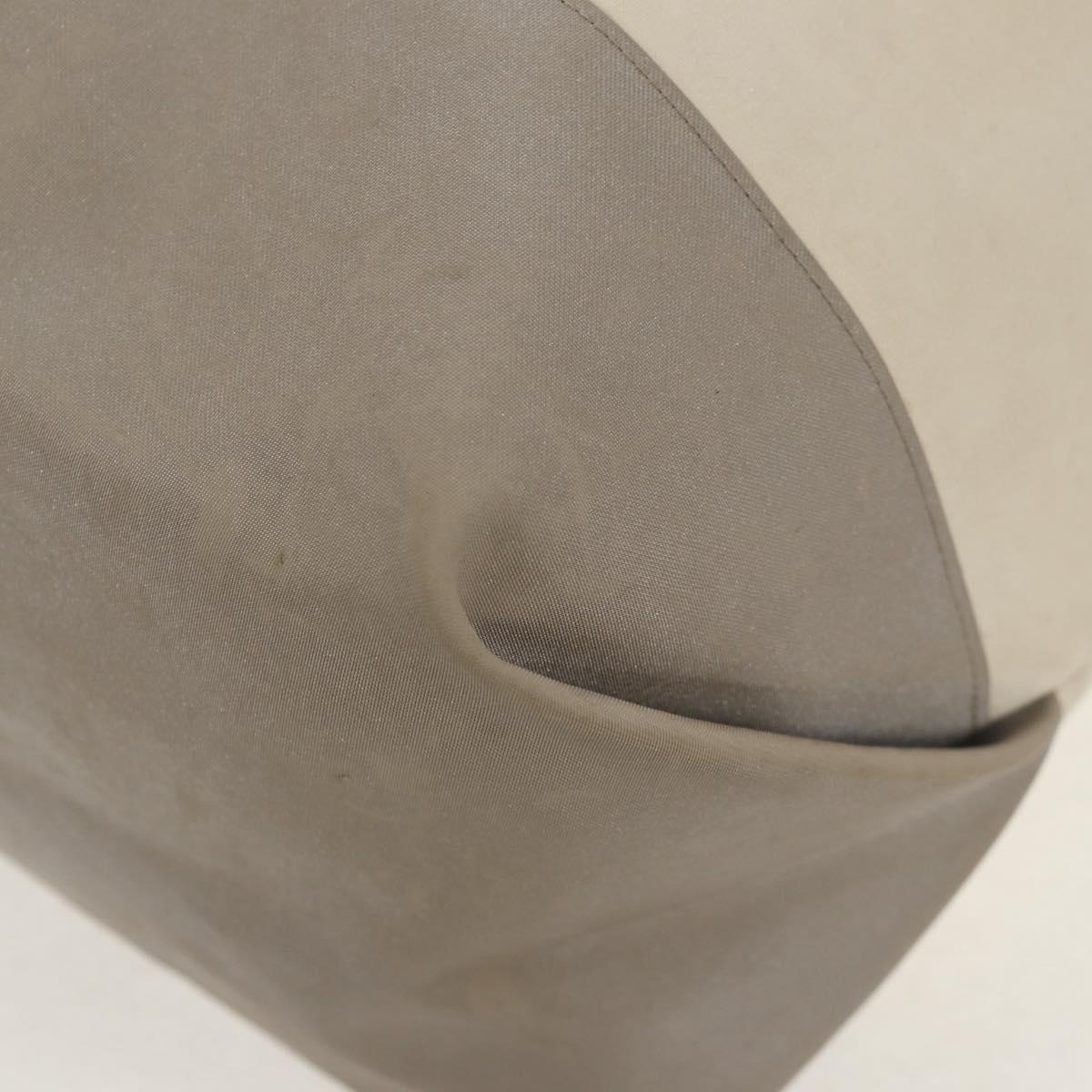 CHANEL Sports Line Tote Bag Nylon 2way Gray Silver CC Auth bs30392