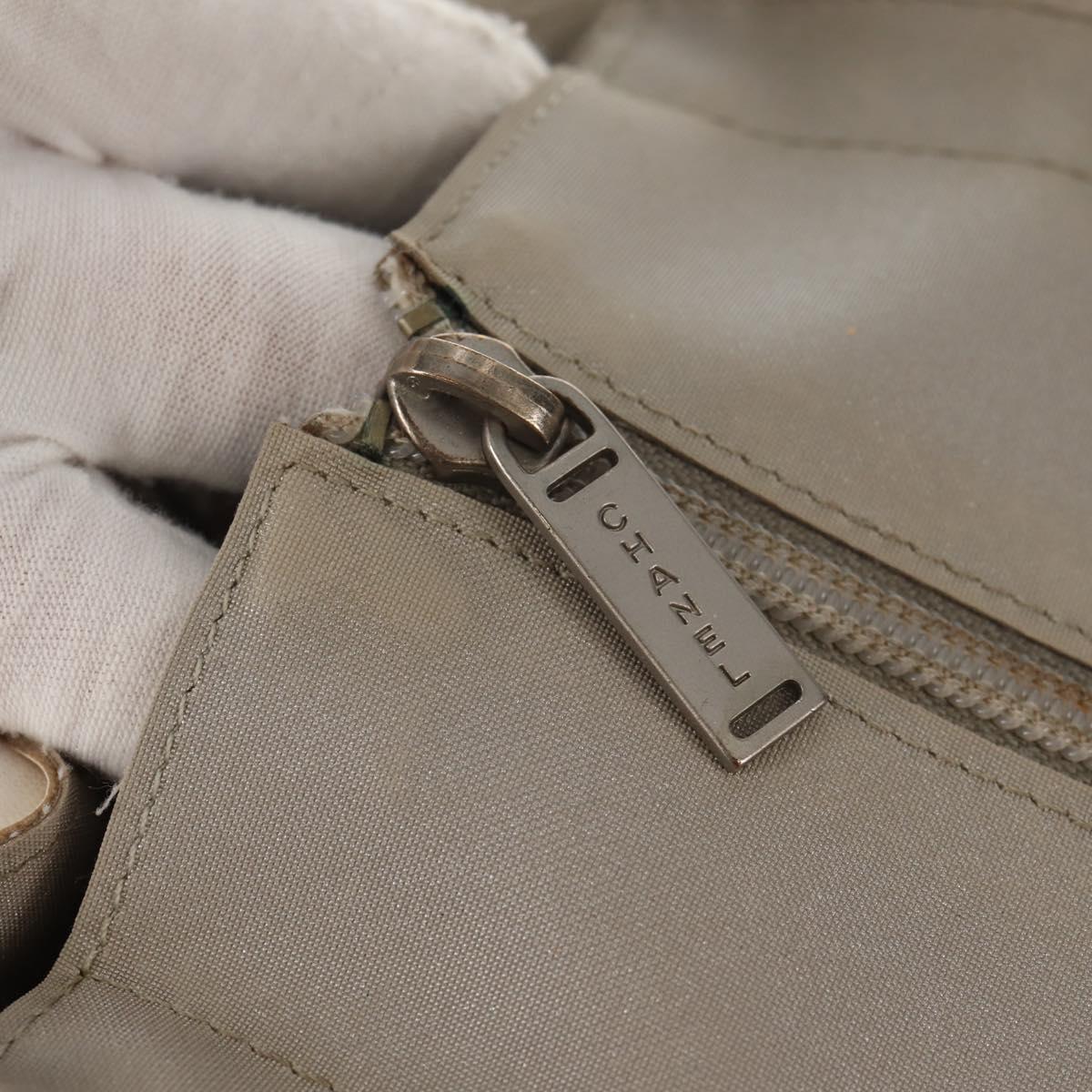 CHANEL Sports Line Tote Bag Nylon 2way Gray Silver CC Auth bs30392