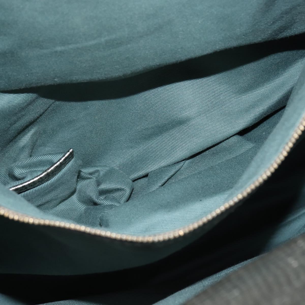 BVLGARI Leoni Hand Bag Leather 2way Champagne Gold Auth bs30406