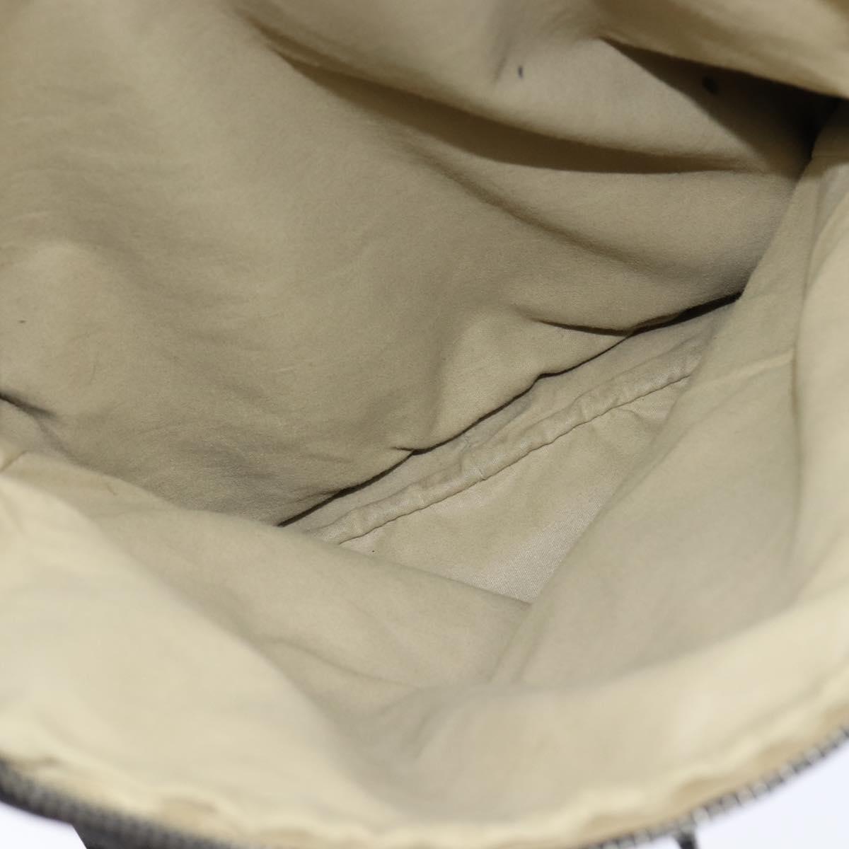 BOTTEGA VENETA INTRECCIATO Shoulder Bag Leather Dark Brown Auth bs30413