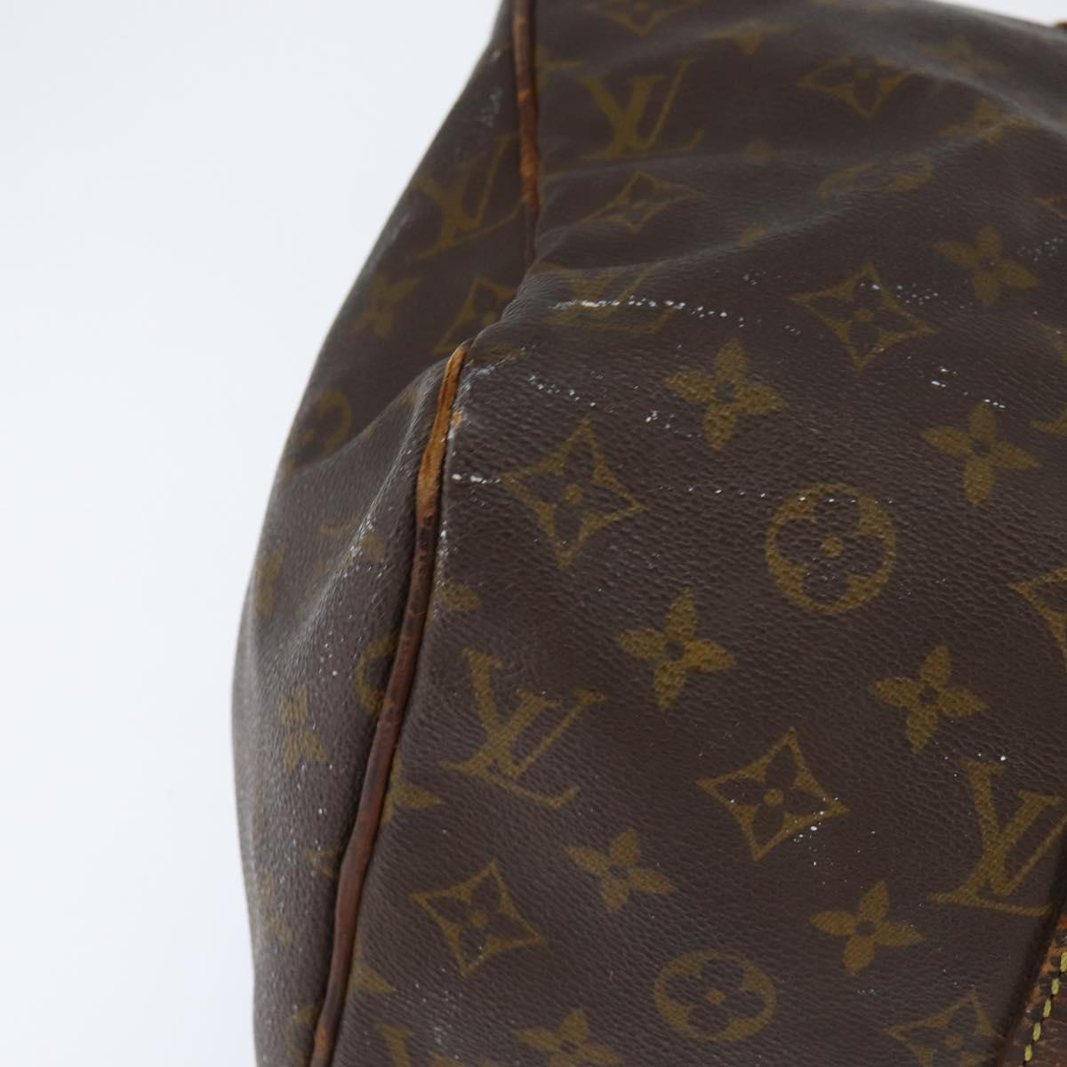 LOUIS VUITTON Monogram Sac Souple 35 Boston Bag M41626 LV Auth bs30426