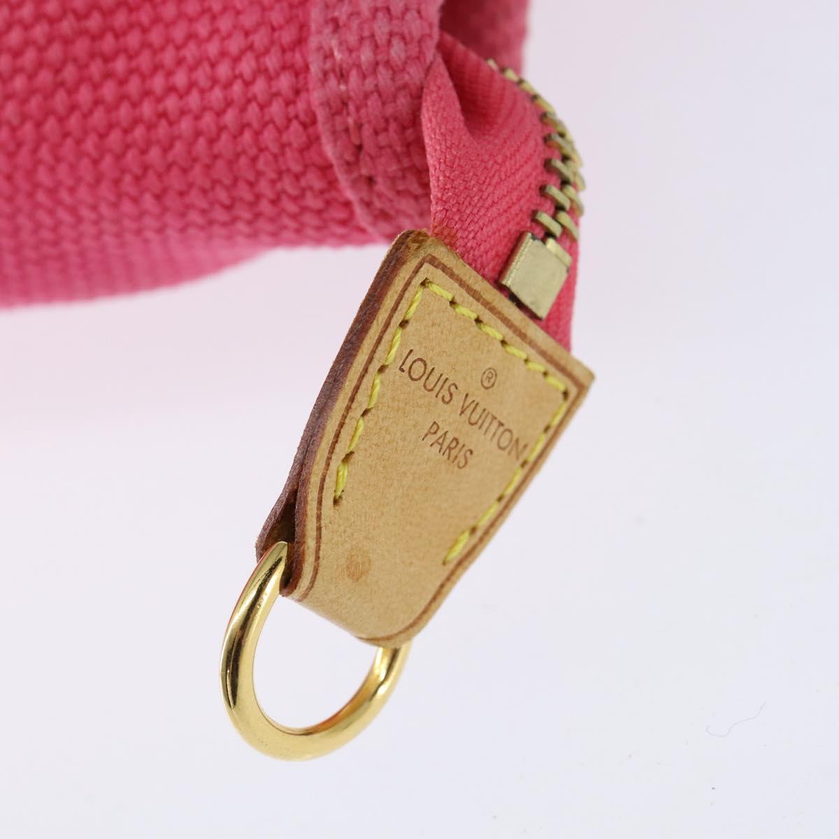 LOUIS VUITTON Antigua Cabas PM Hand Bag Rouge Pink M40088 LV Auth bs30428