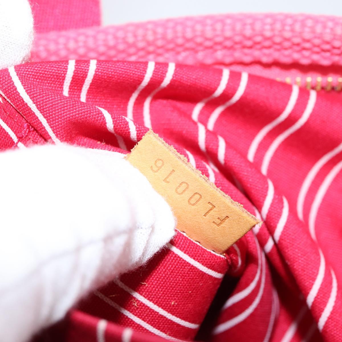 LOUIS VUITTON Antigua Cabas PM Hand Bag Rouge Pink M40088 LV Auth bs30428