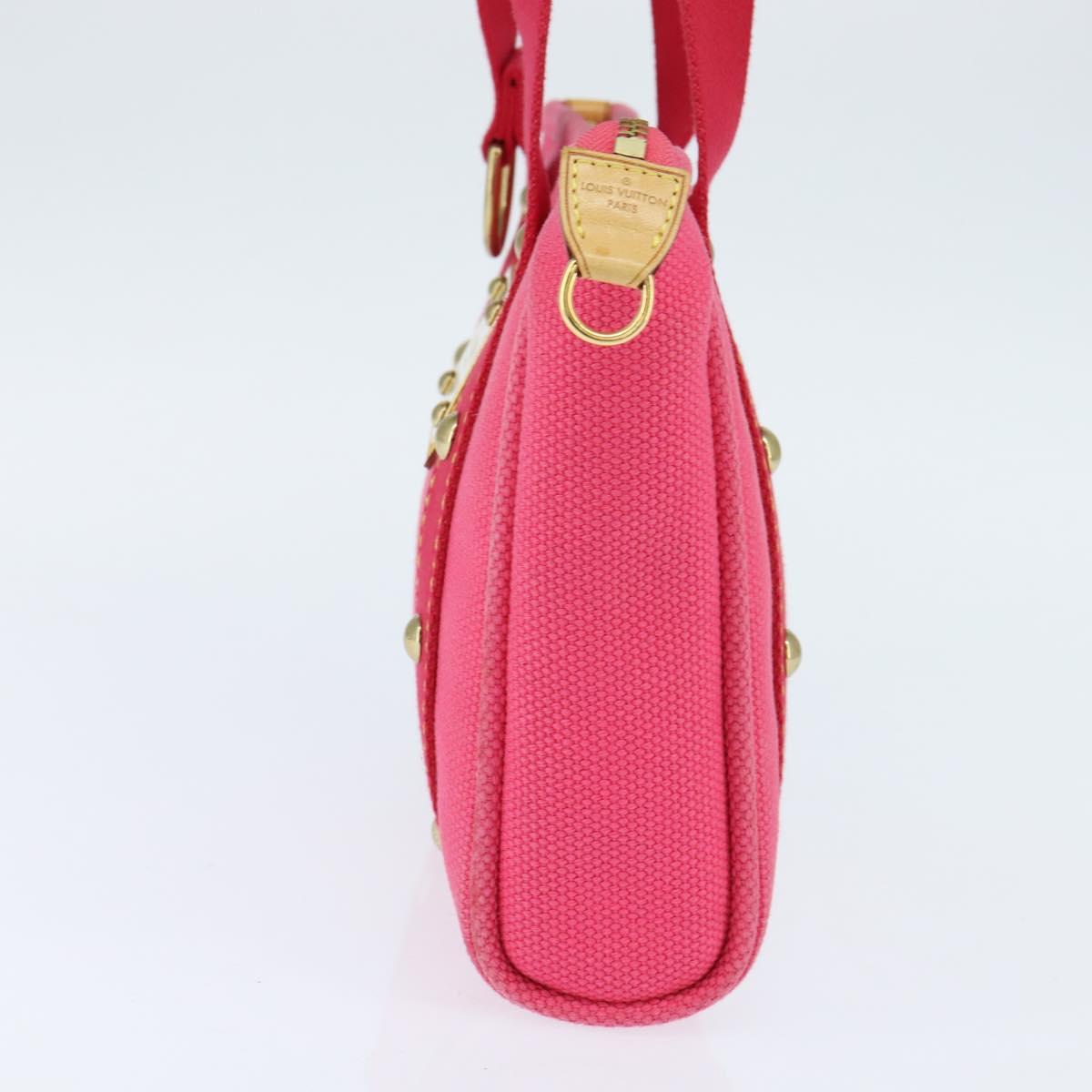 LOUIS VUITTON Antigua Cabas PM Hand Bag Rouge Pink M40088 LV Auth bs30428