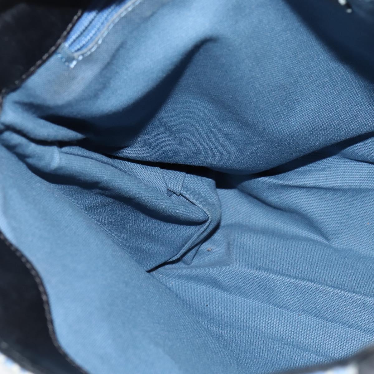 BURBERRY Nova Check Hand Bag tweed Gray Auth bs30442