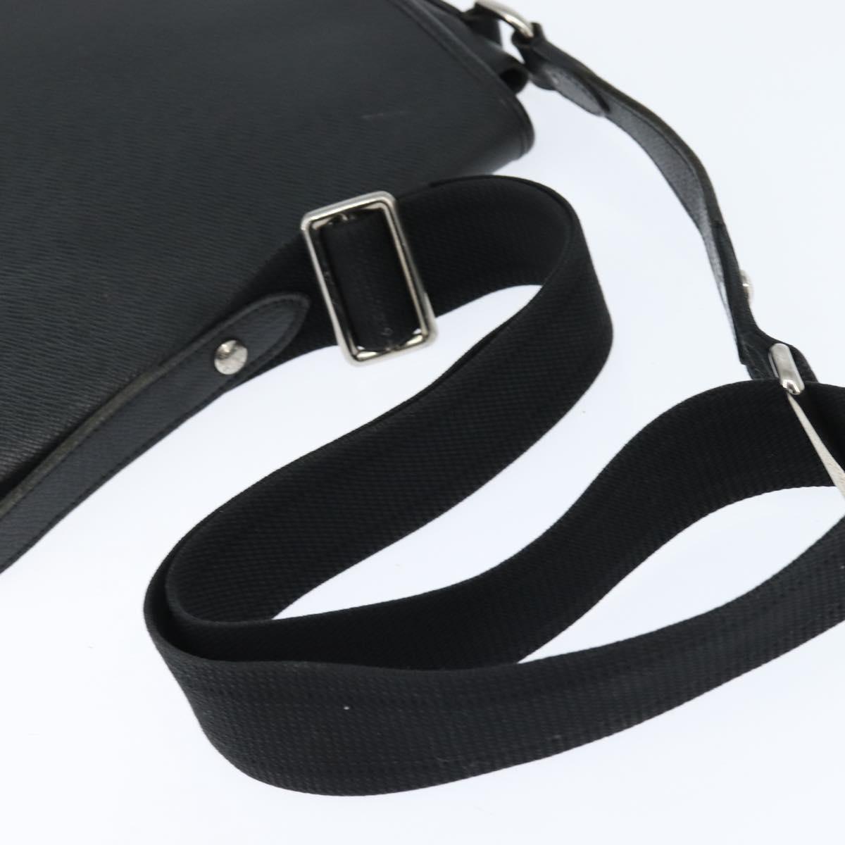 LOUIS VUITTON Taiga Andrei Shoulder Bag Ardoise M32482 LV Auth bs30447