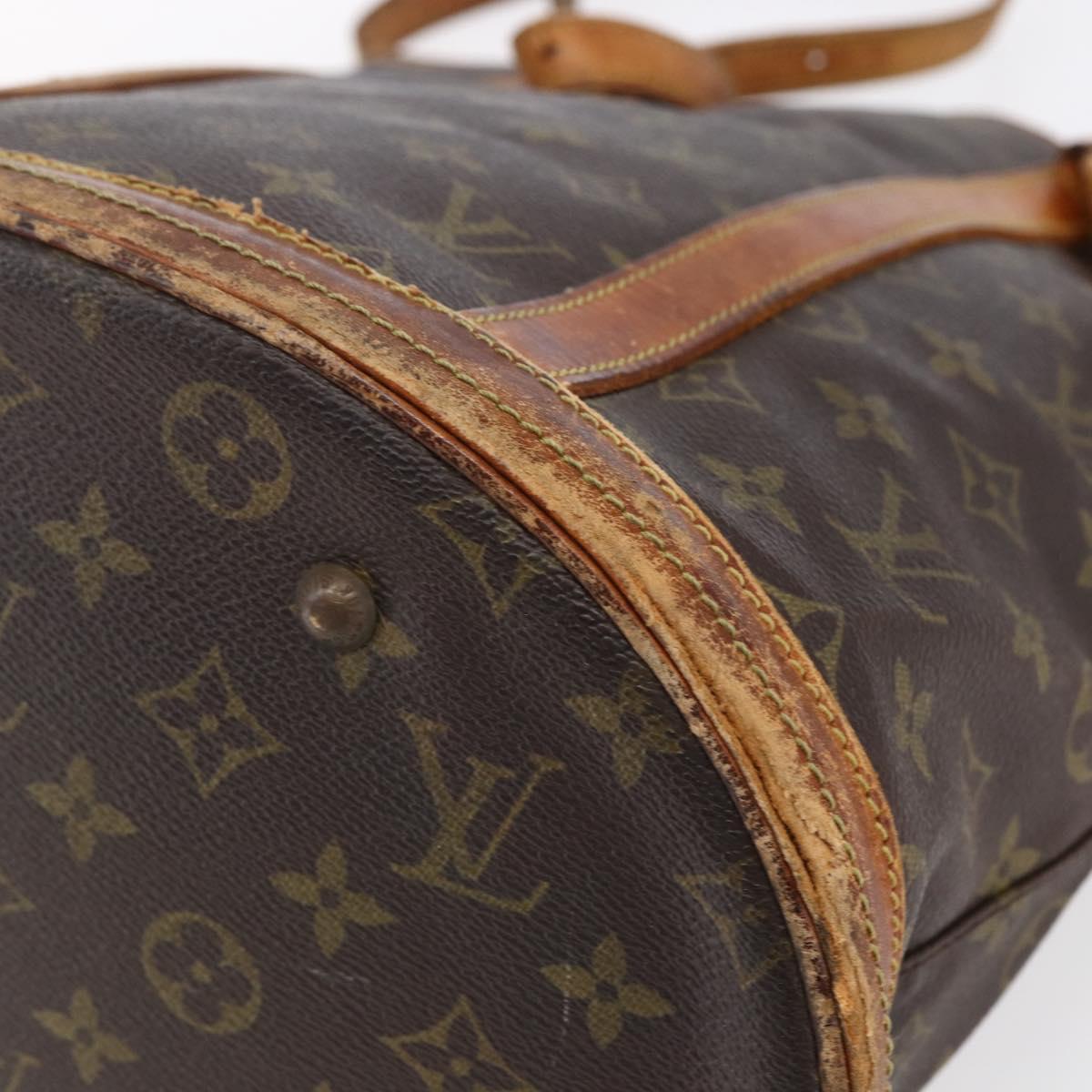 LOUIS VUITTON Monogram Bucket GM Shoulder Bag M42236 LV Auth bs30449