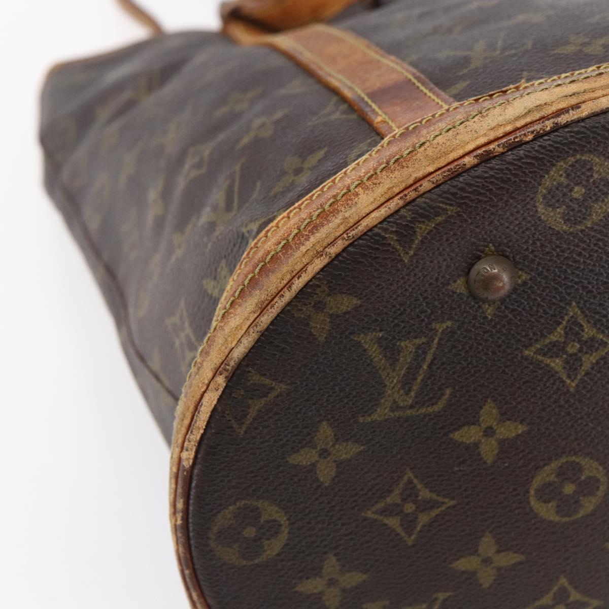 LOUIS VUITTON Monogram Bucket GM Shoulder Bag M42236 LV Auth bs30449