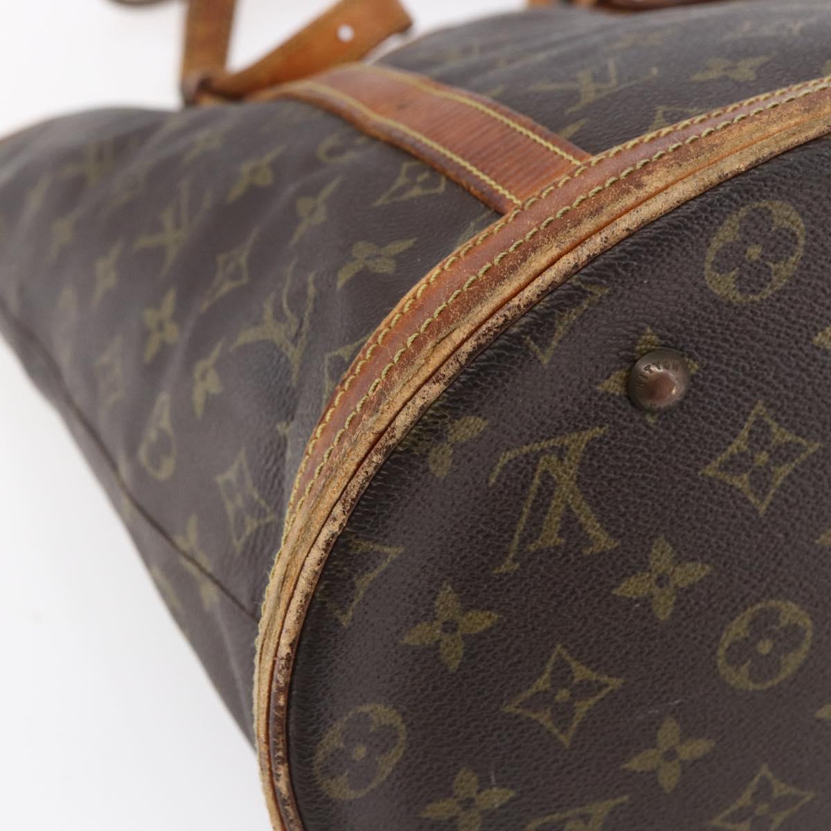 LOUIS VUITTON Monogram Bucket GM Shoulder Bag M42236 LV Auth bs30449