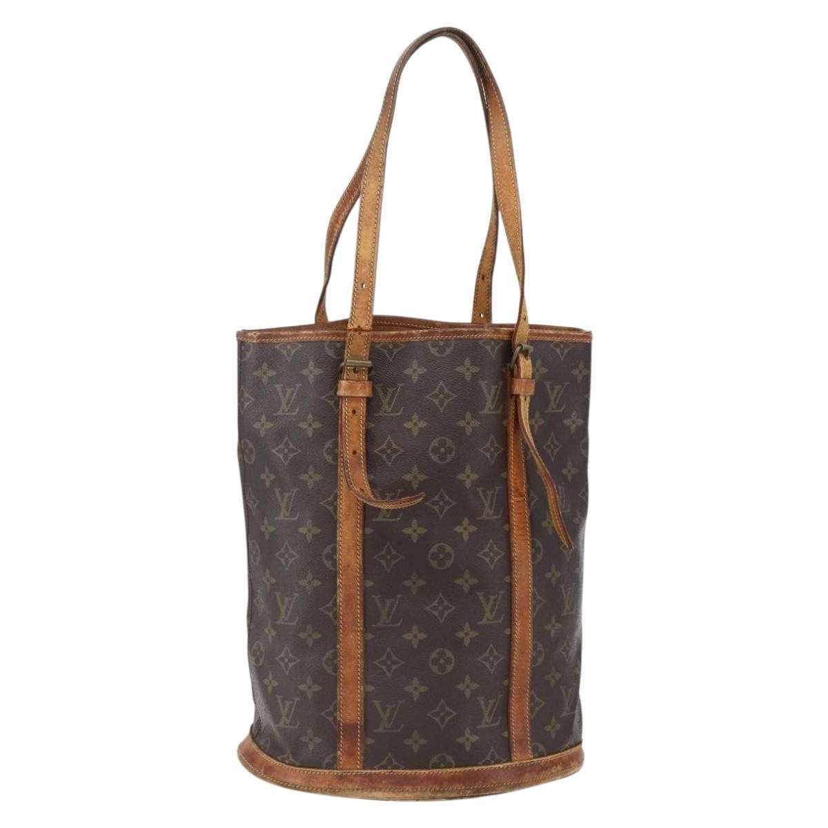 LOUIS VUITTON Monogram Bucket GM Shoulder Bag M42236 LV Auth bs30449