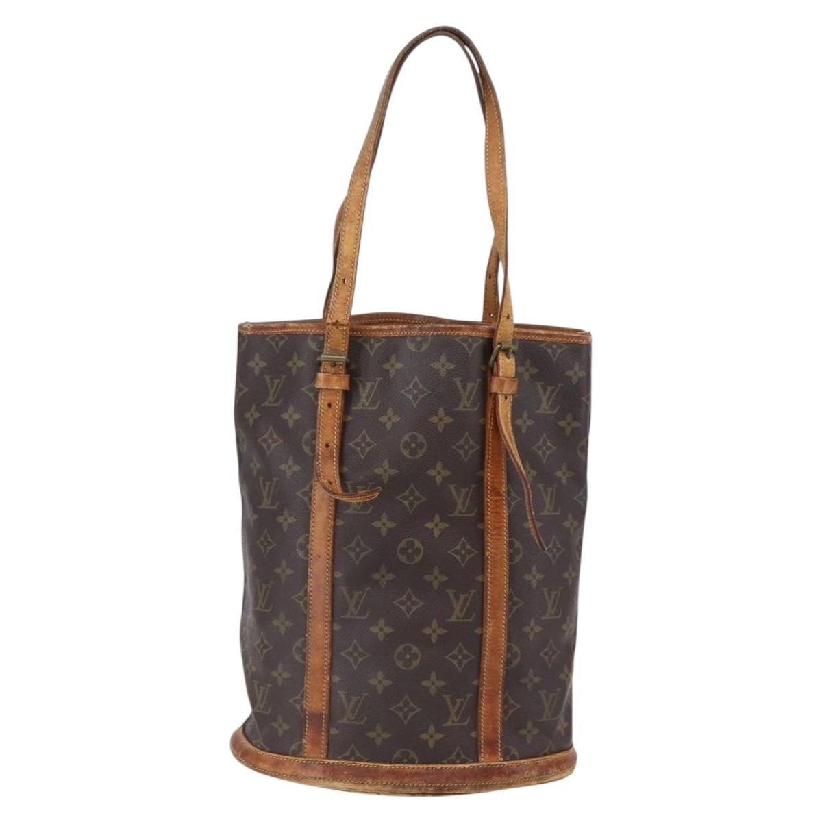 LOUIS VUITTON Monogram Bucket GM Shoulder Bag M42236 LV Auth bs30449