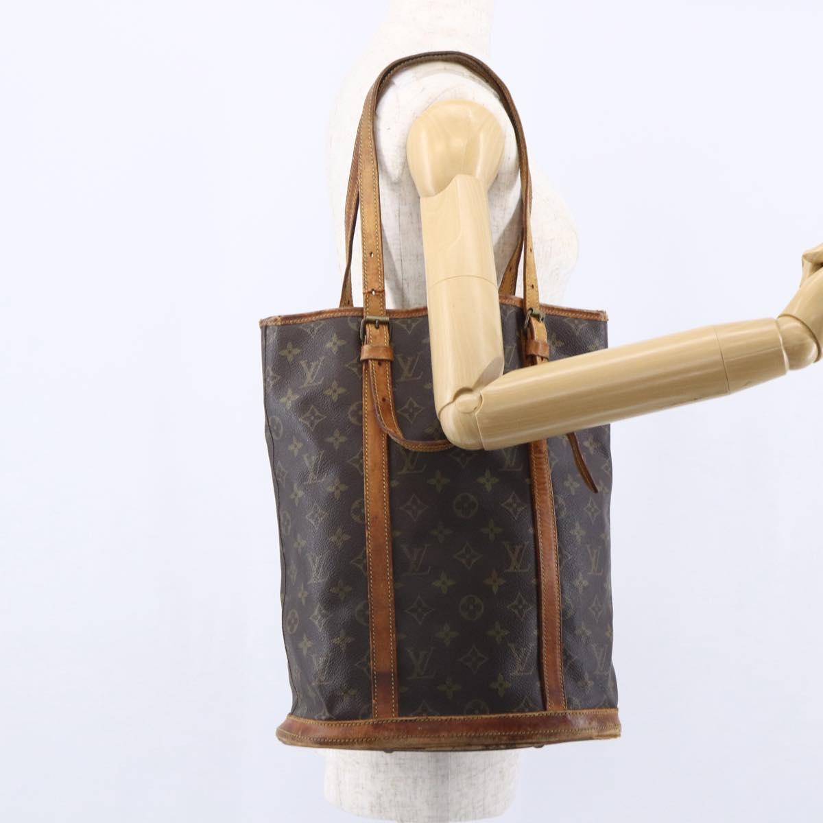 LOUIS VUITTON Monogram Bucket GM Shoulder Bag M42236 LV Auth bs30449