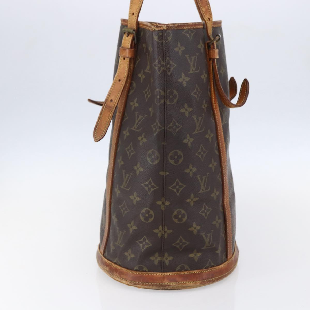 LOUIS VUITTON Monogram Bucket GM Shoulder Bag M42236 LV Auth bs30449