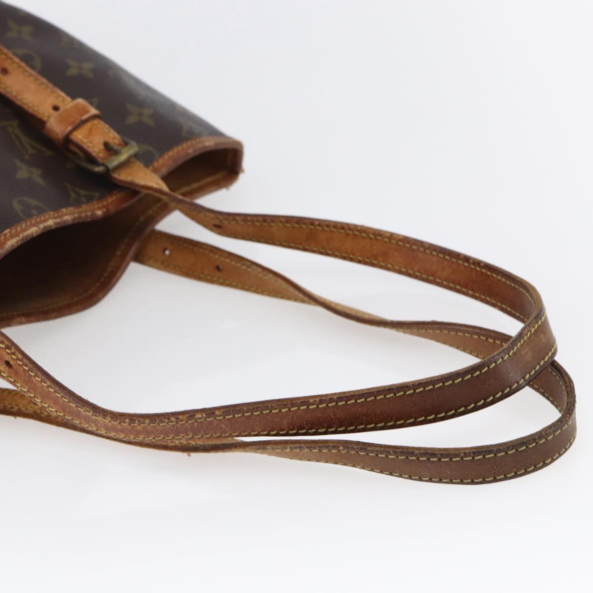 LOUIS VUITTON Monogram Bucket GM Shoulder Bag M42236 LV Auth bs30449