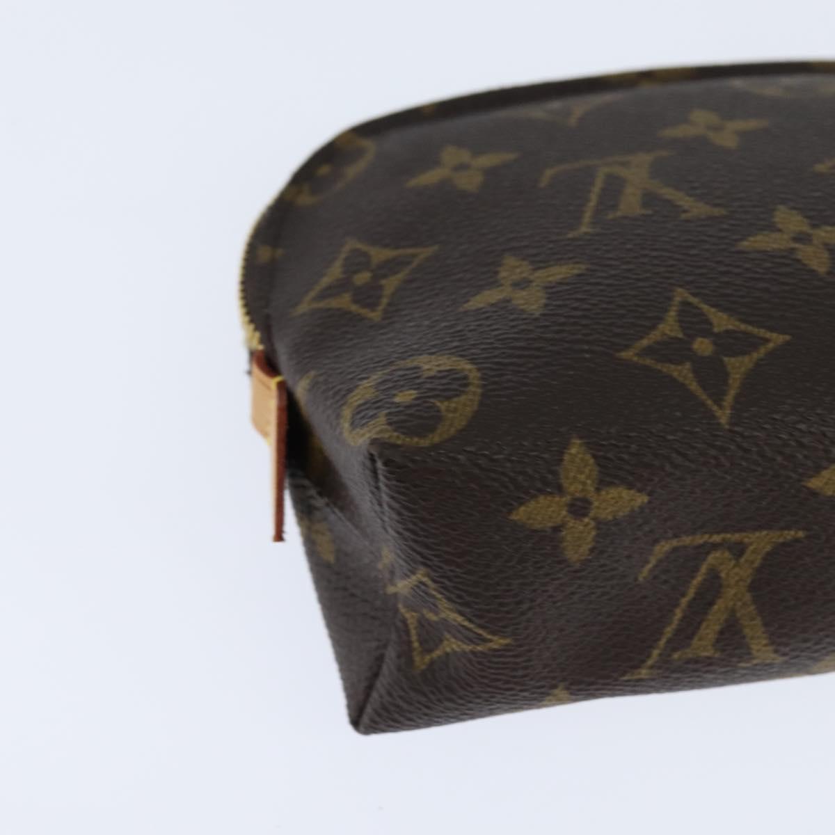 LOUIS VUITTON Monogram Pochette Cosmetic PM Cosmetic Pouch M47515 Auth bs30451