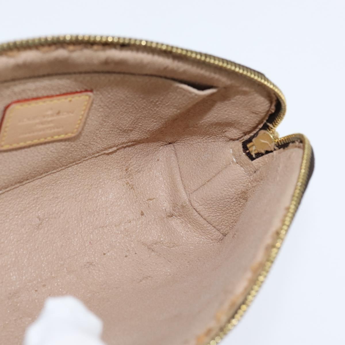 LOUIS VUITTON Monogram Pochette Cosmetic PM Cosmetic Pouch M47515 Auth bs30451