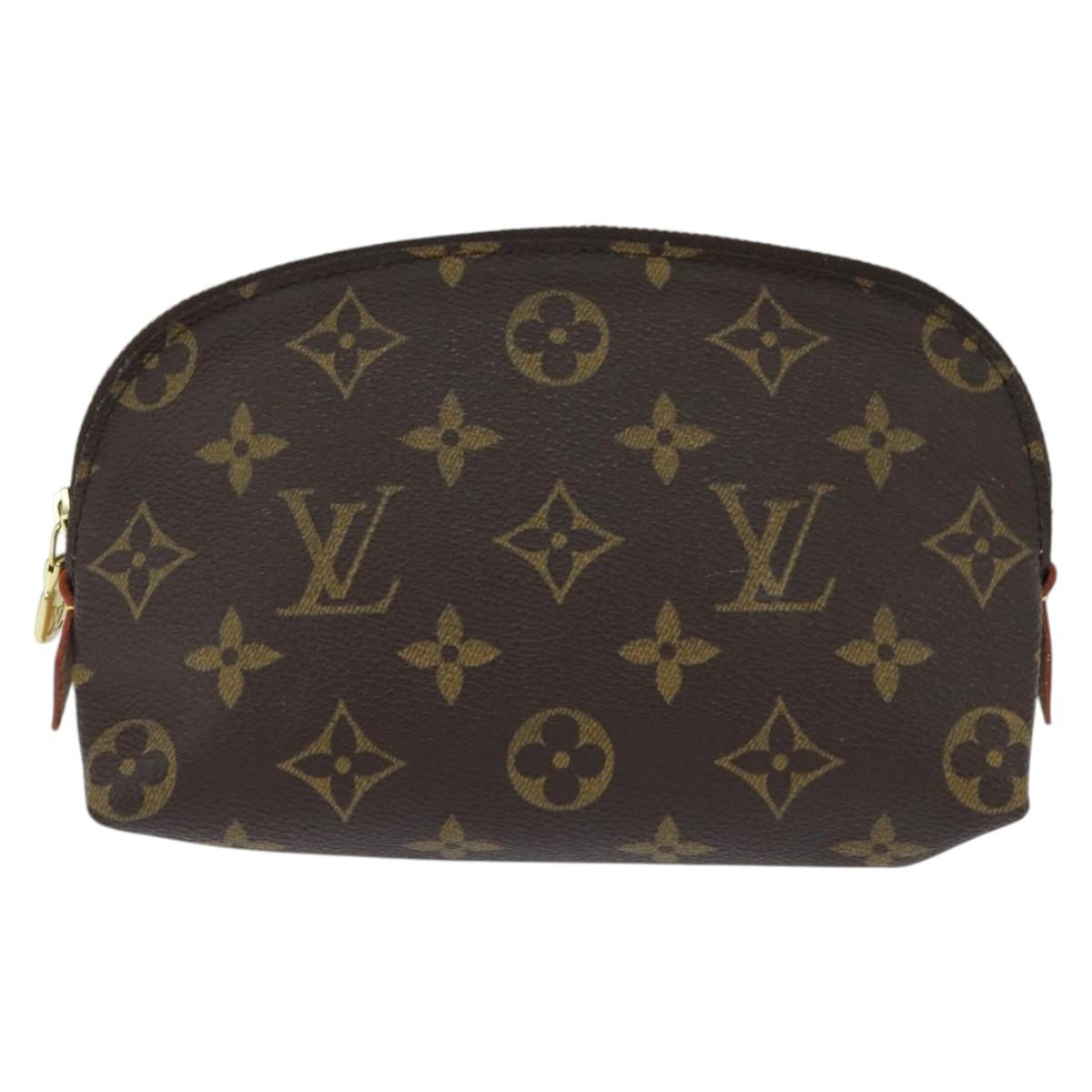 LOUIS VUITTON Monogram Pochette Cosmetic PM Cosmetic Pouch M47515 Auth bs30451