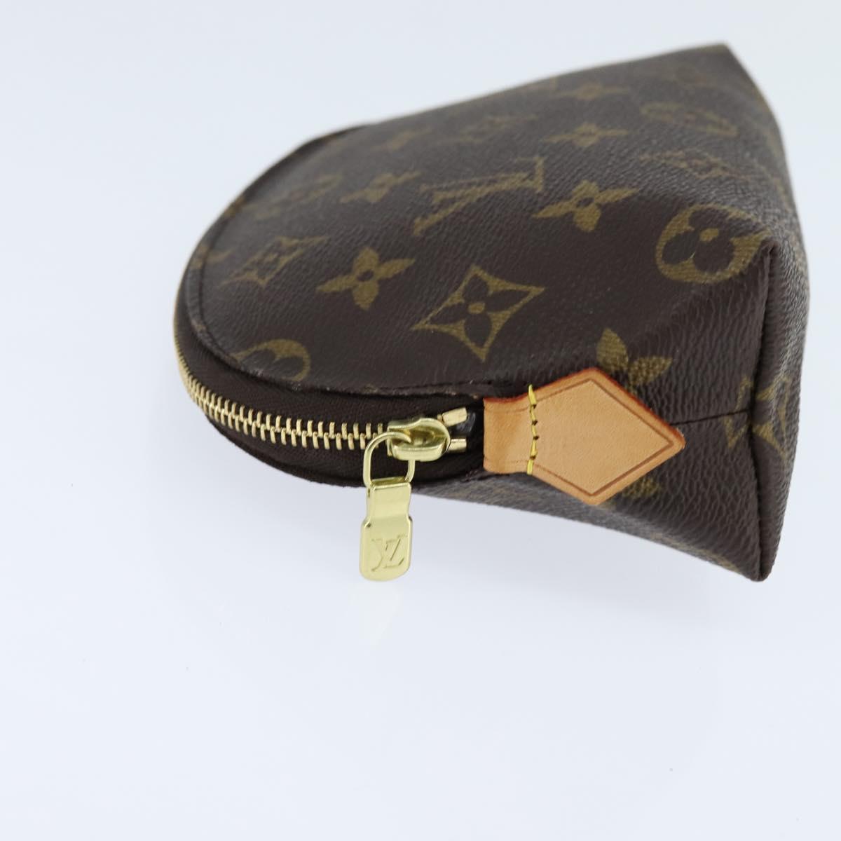 LOUIS VUITTON Monogram Pochette Cosmetic PM Cosmetic Pouch M47515 Auth bs30451