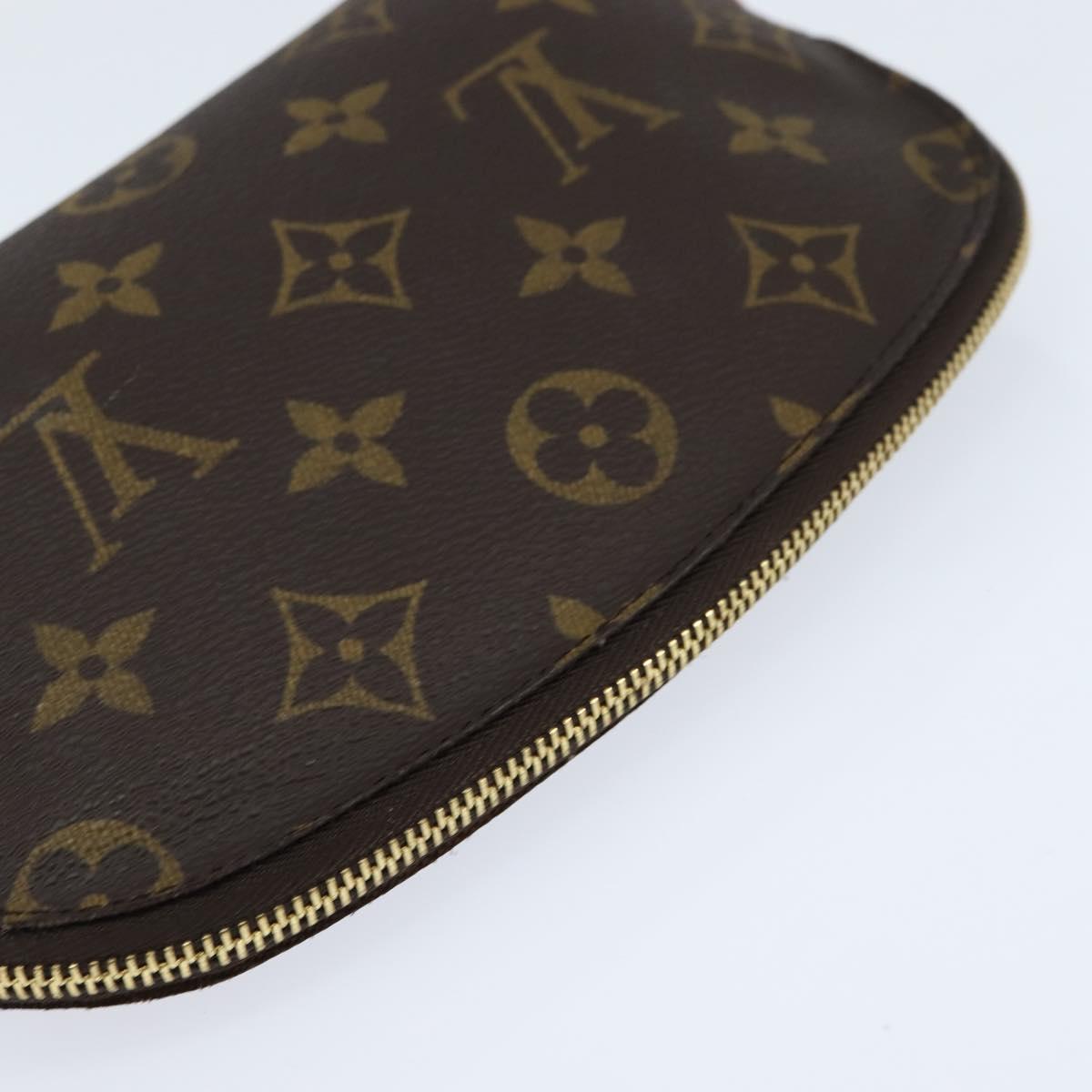 LOUIS VUITTON Monogram Pochette Cosmetic PM Cosmetic Pouch M47515 Auth bs30451