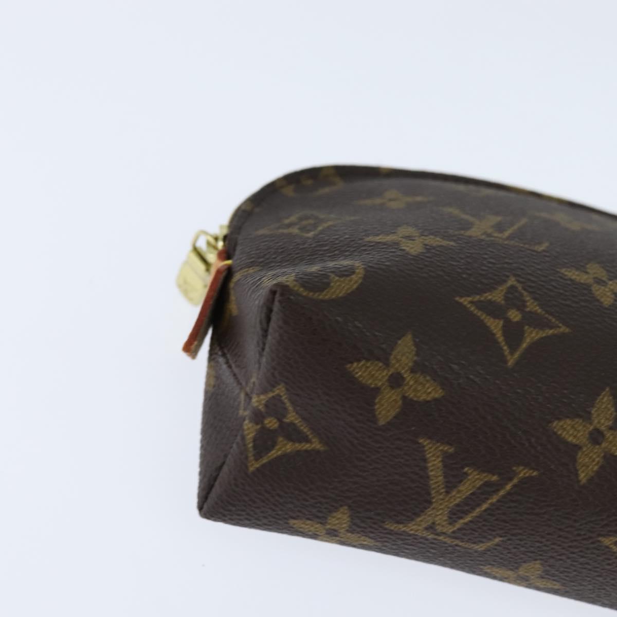 LOUIS VUITTON Monogram Pochette Cosmetic PM Cosmetic Pouch M47515 Auth bs30451