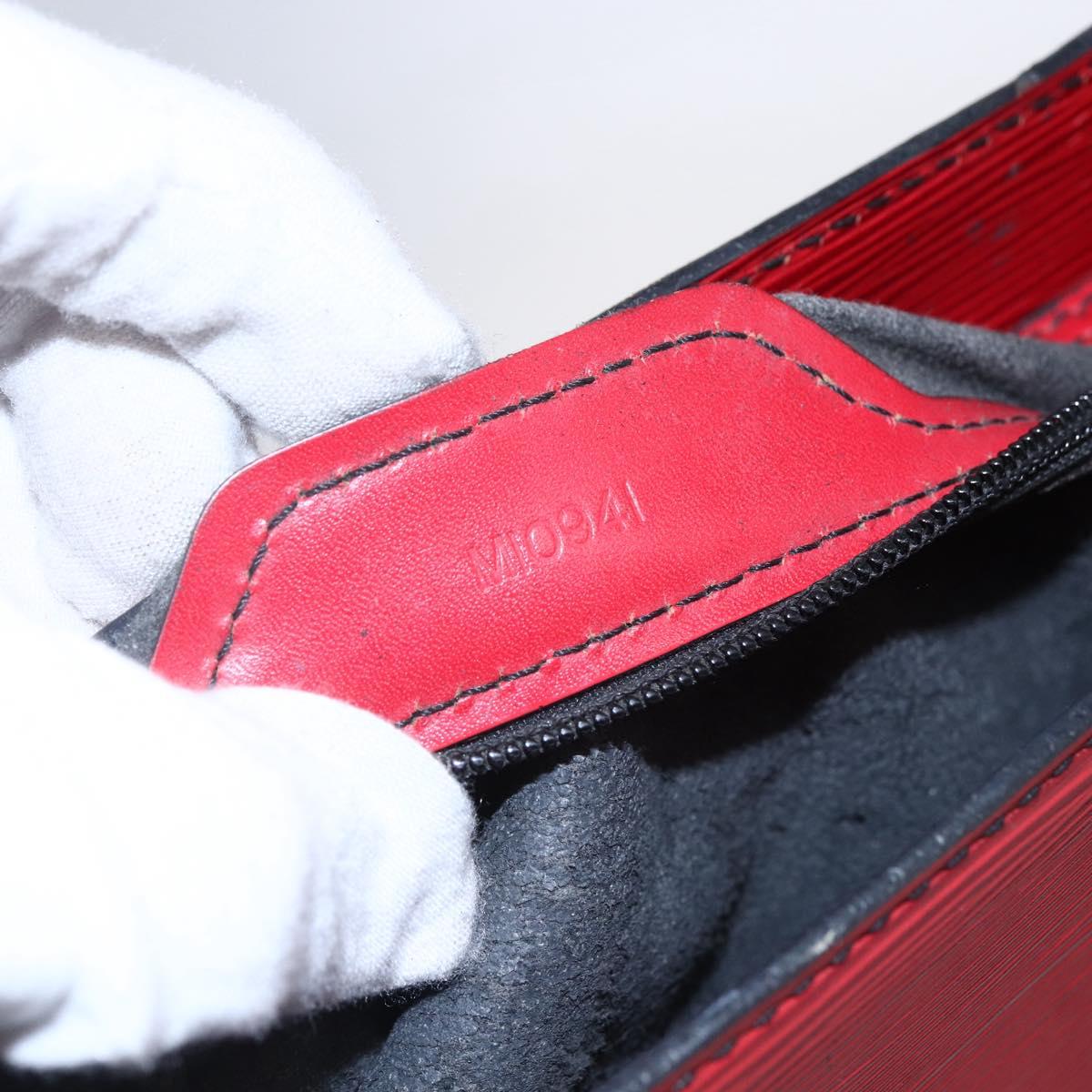 LOUIS VUITTON Epi Sac PlatPM Hand Bag Red M5274E LV Auth bs30455
