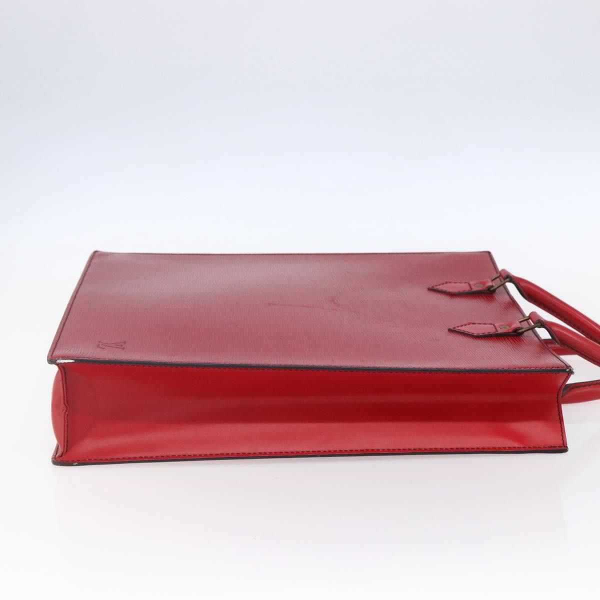 LOUIS VUITTON Epi Sac PlatPM Hand Bag Red M5274E LV Auth bs30455