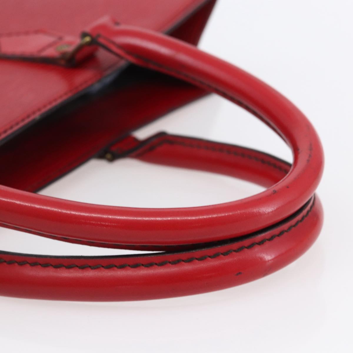 LOUIS VUITTON Epi Sac PlatPM Hand Bag Red M5274E LV Auth bs30455