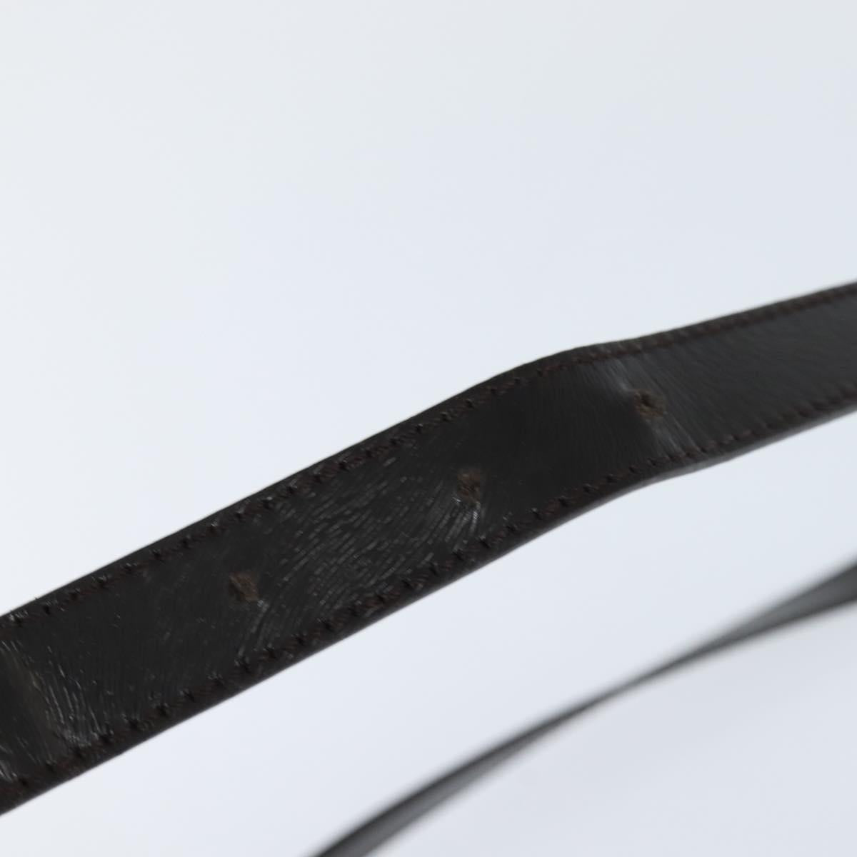 FENDI Zucchino Canvas Shoulder Bag Nylon Beige Gold Auth bs30474