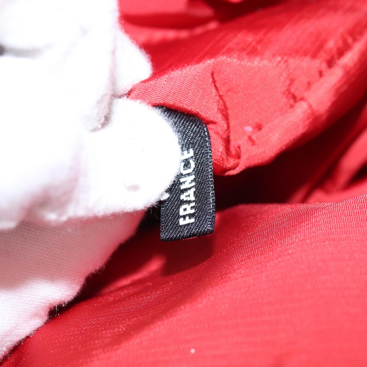 CHANEL Travel Line Boston Bag Nylon Black Silver CC Auth bs30483