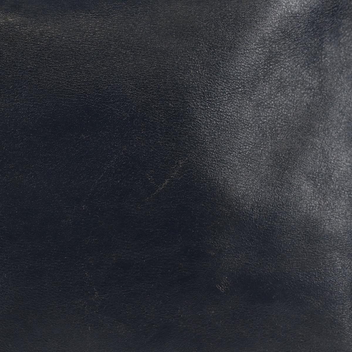 BOTTEGA VENETA INTRECCIATO Shoulder Bag Leather Navy Auth bs30505