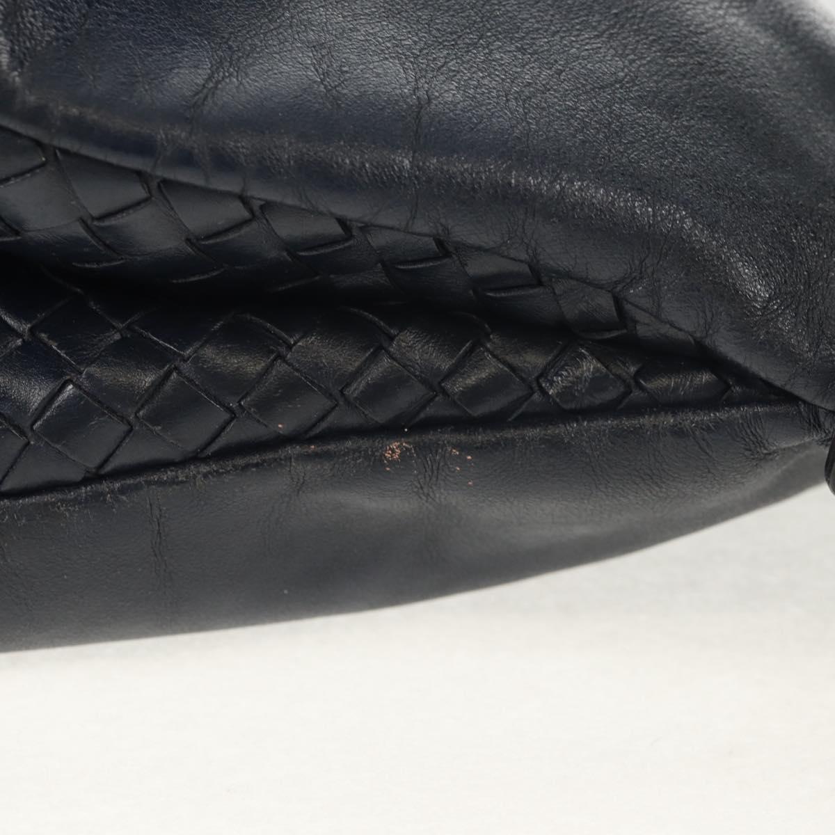 BOTTEGA VENETA INTRECCIATO Shoulder Bag Leather Navy Auth bs30505
