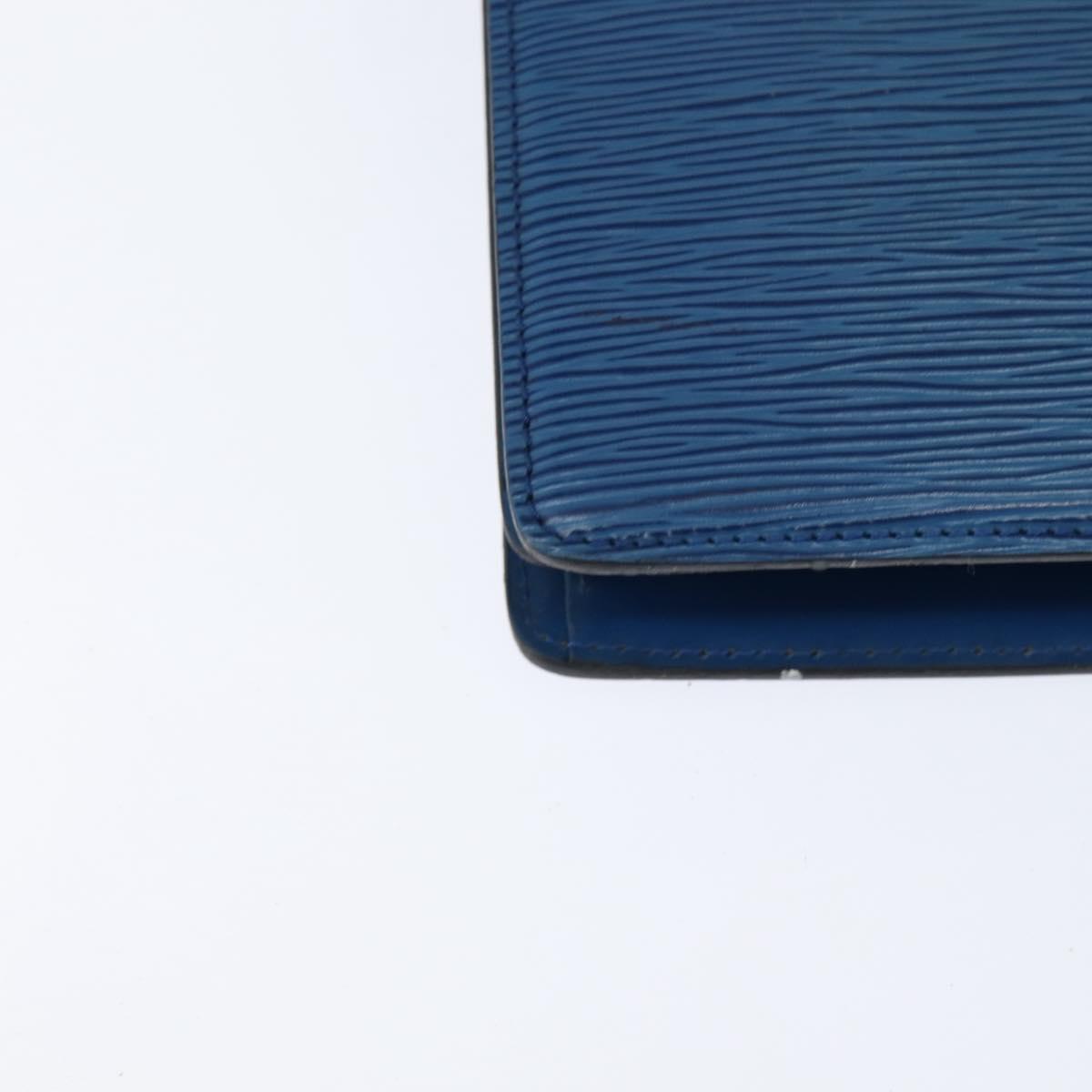 LOUIS VUITTON Epi Capuchin Shoulder Bag Blue M52345 LV Auth bs30516