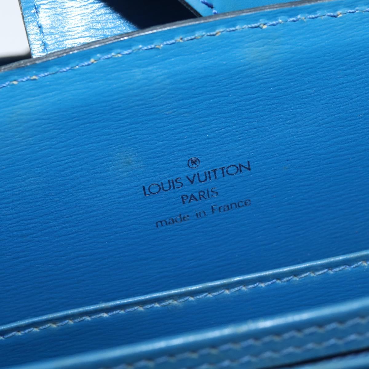 LOUIS VUITTON Epi Capuchin Shoulder Bag Blue M52345 LV Auth bs30516