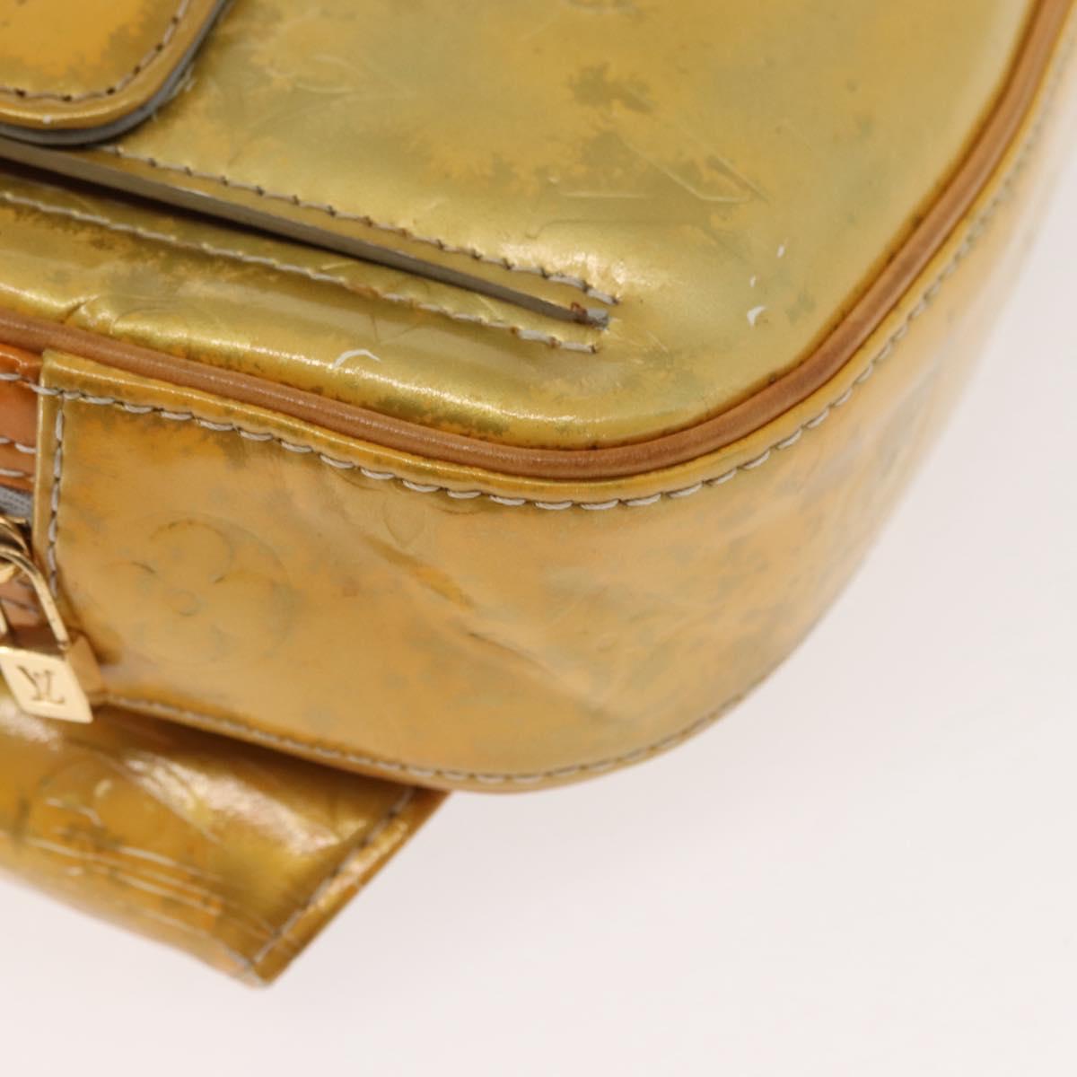 LOUIS VUITTON Monogram Vernis Fulton Waist bag Gris M91041 LV Auth bs30519