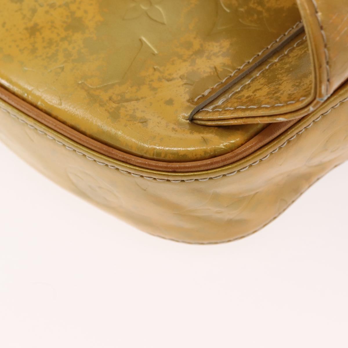LOUIS VUITTON Monogram Vernis Fulton Waist bag Gris M91041 LV Auth bs30519