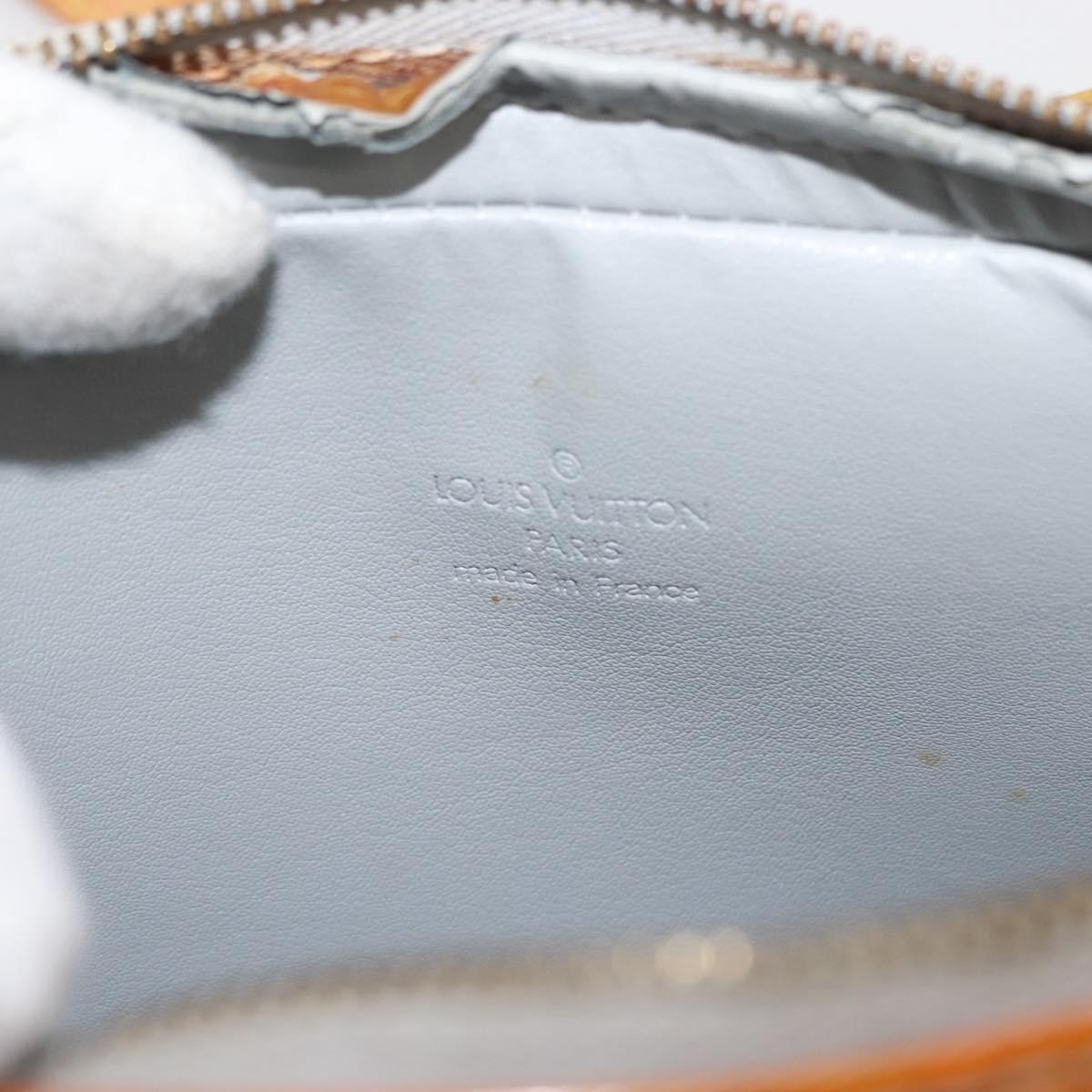 LOUIS VUITTON Monogram Vernis Fulton Waist bag Gris M91041 LV Auth bs30519