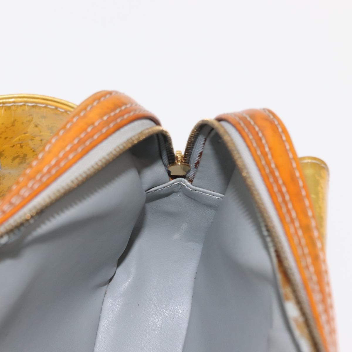 LOUIS VUITTON Monogram Vernis Fulton Waist bag Gris M91041 LV Auth bs30519