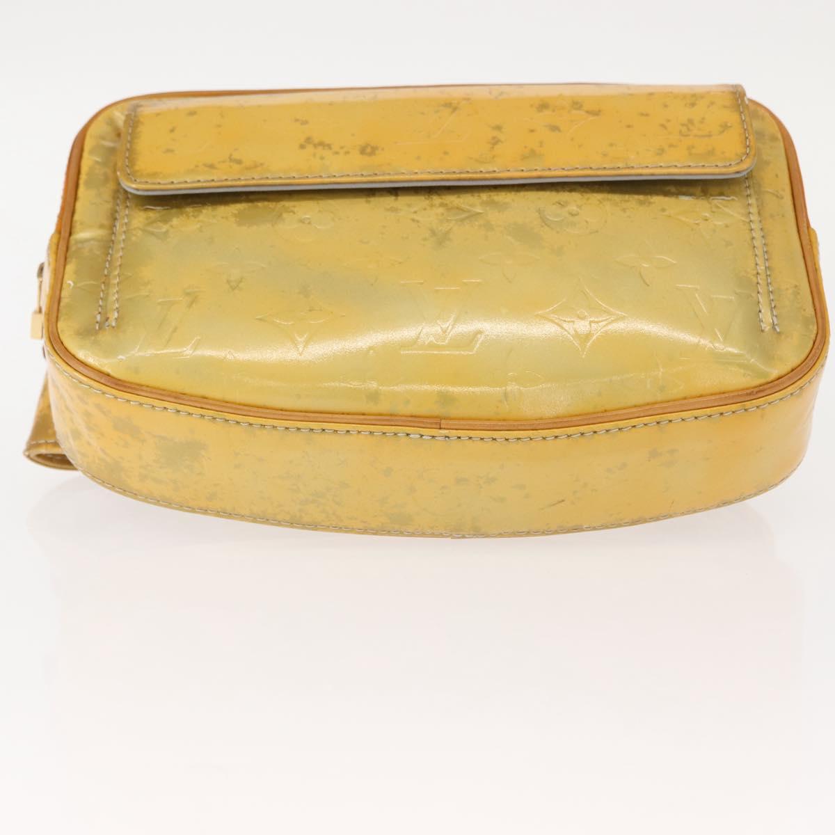 LOUIS VUITTON Monogram Vernis Fulton Waist bag Gris M91041 LV Auth bs30519
