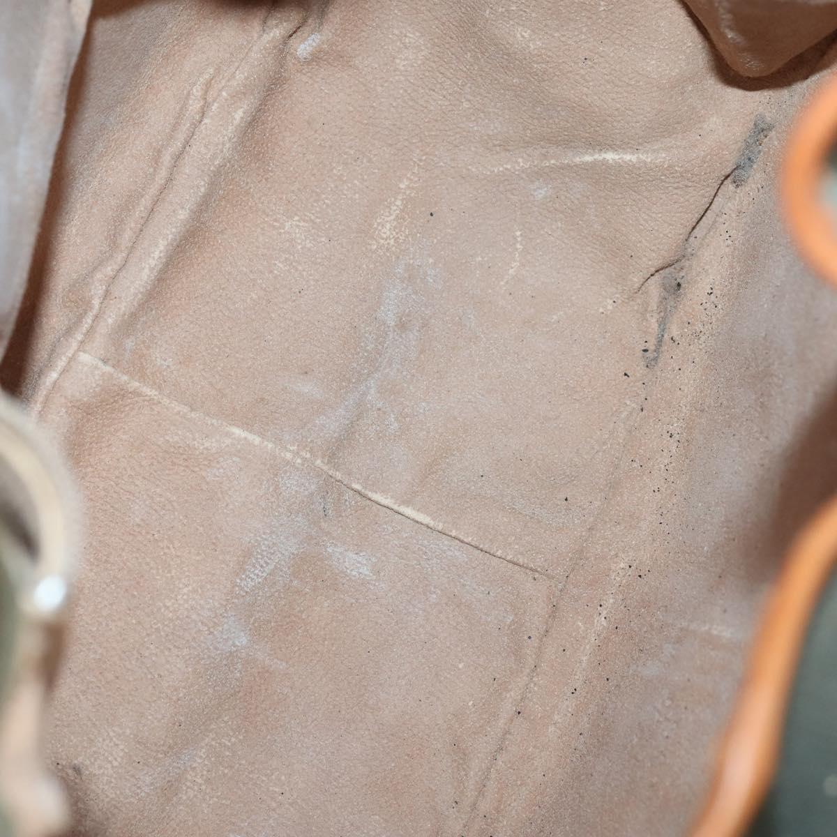 BURBERRY Burberry Nova Check Hand Bag Canvas PVC 4 Set Beige Red Auth bs30523