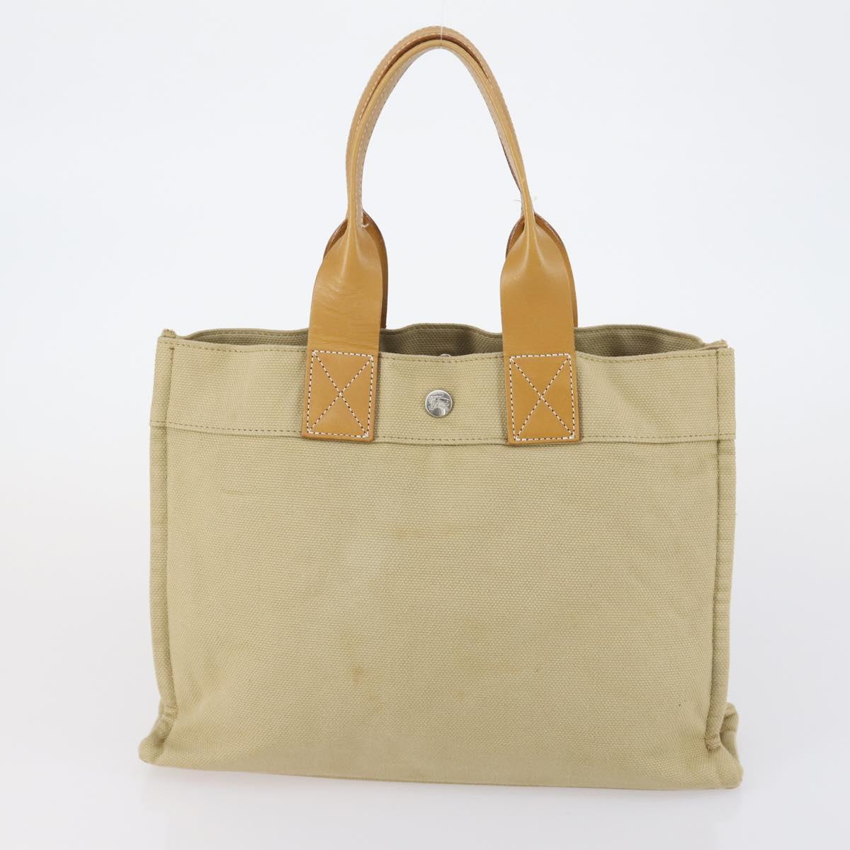 BURBERRY Burberry Nova Check Hand Bag Canvas PVC 4 Set Beige Red Auth bs30523