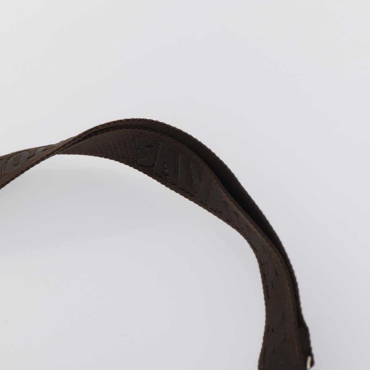 Salvatore Ferragamo Shoulder Bag Canvas 4 Set Pink Khaki white Auth bs30525