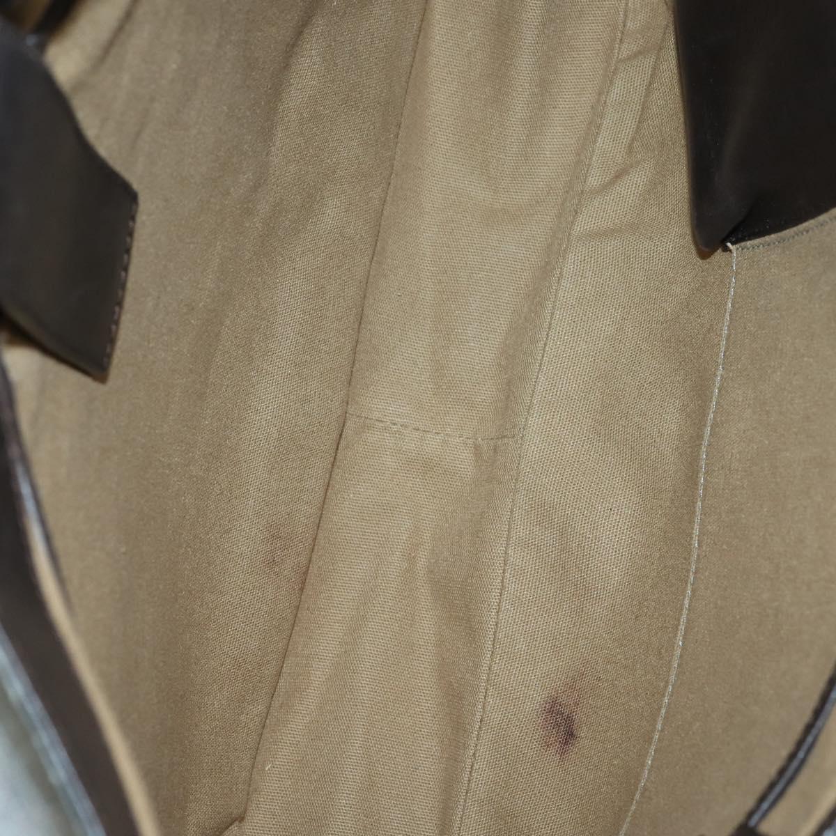 Salvatore Ferragamo Shoulder Bag Canvas 4 Set Pink Khaki white Auth bs30525