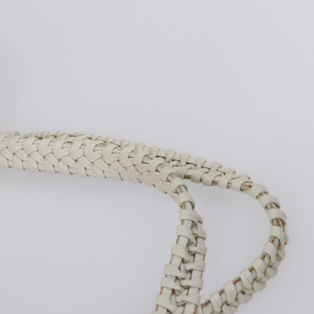 Salvatore Ferragamo Shoulder Bag Canvas 4 Set Pink Khaki white Auth bs30525